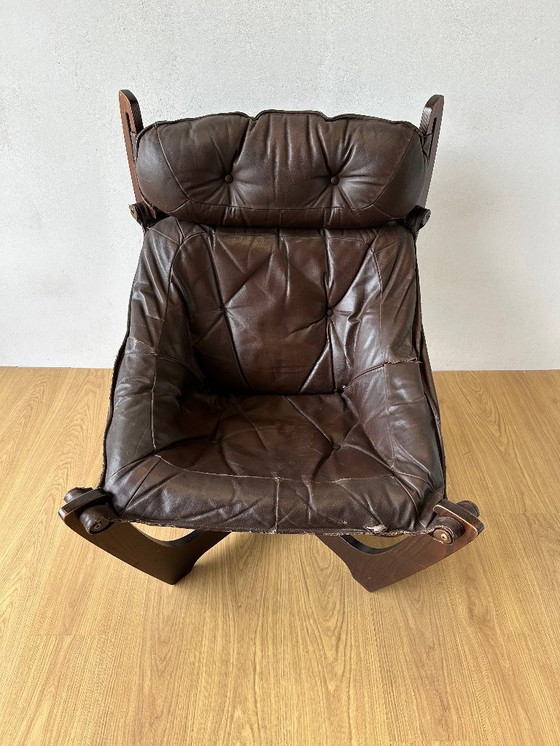 Image 1 of Der Sessel Luna wurde in den 70er Jahren von O. Knutsen entworfen.