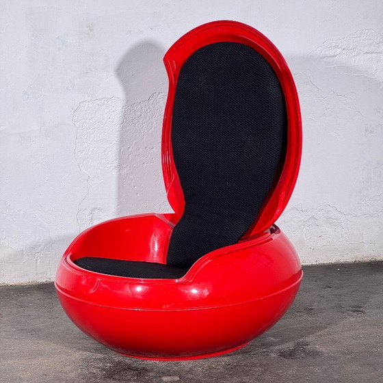 Peter Ghyczy tuinstoel in eivorm, 1968 – Fauteuils, Fiberglass (photo 16 of 17)