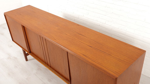 Vintage Sideboard | Sliding Doors | Scandinavian Design | 196 Cm