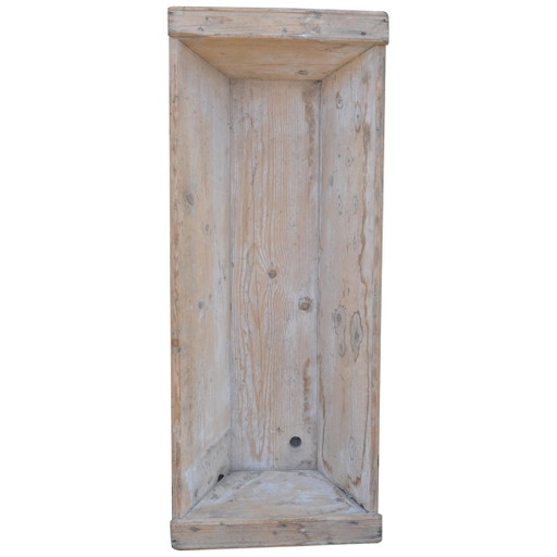 Gran trinchador de madera blanqueada, años 40