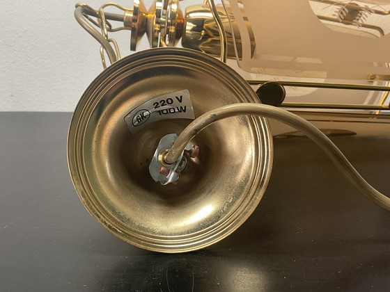 Image 1 of vintage Hollywood Regency hall lamp