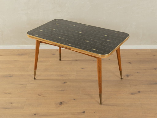 50s Extendable Glass/Wooden Table