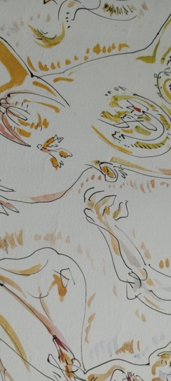 André Masson - Composizione Surrealista, Litografia a Colori – Litografie e stampe, Carta (photo 7 of 22)