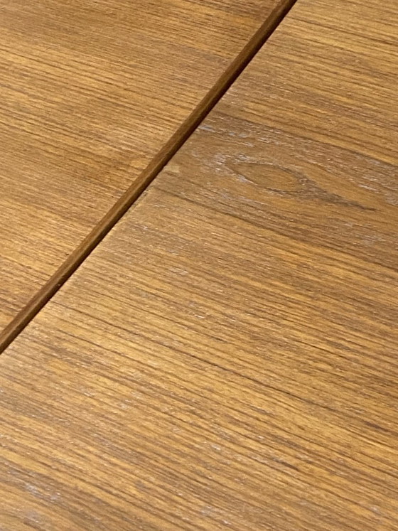 Extendable Scandinavian teak table by Johannes Andersen for Samcom Denmark An60 – Dining tables, Wood (photo 14 of 20)