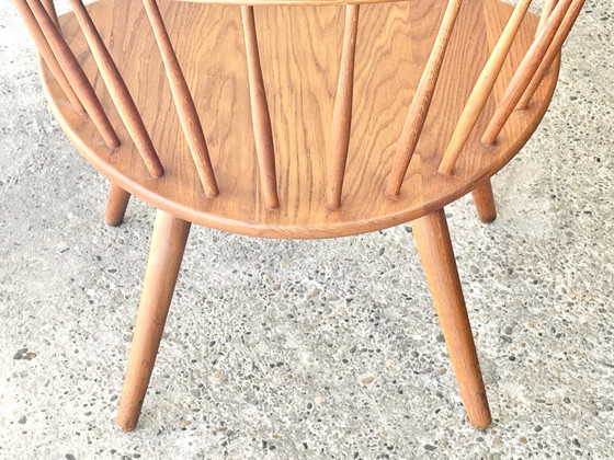 1950ies Arka Lounge Chair Designed by Yngve Ekström for Stolab, Sweden – Armchairs, Cotton, Wood (photo 12 of 12)