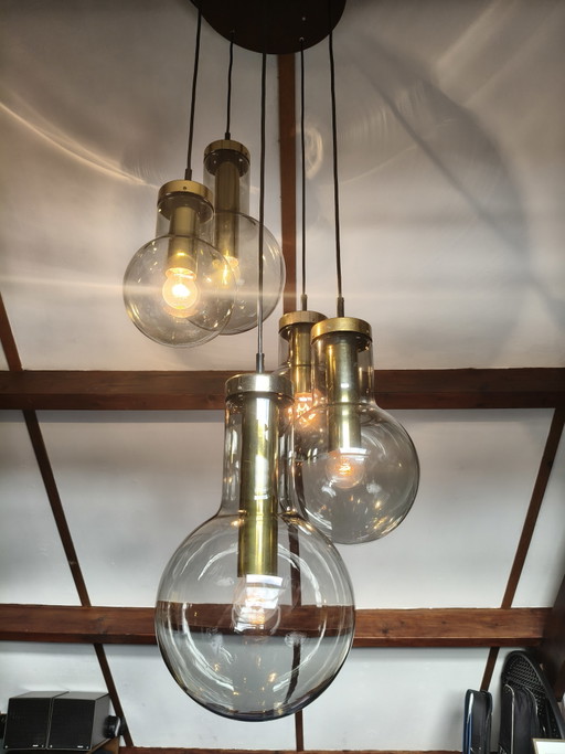Raak Maxi Globe Set of 5 Ceiling Lamps – hanglampen, Glass, Metal