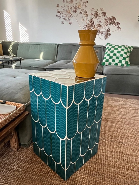 Image 1 of Tables carrelées, table d'appoint carrelée