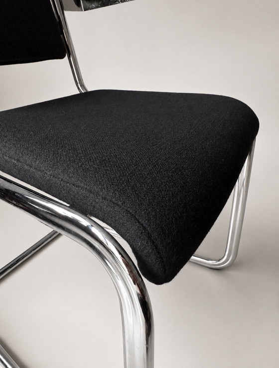 Image 1 of 8 vintage Tecta buisframe stoelen – Bauhaus / Jean Prouve