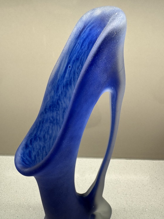 Image 1 of Monumental Murano "Anse Volante" Vase - Attributed to Giorgio Ferro for A.V.E.M. - 1950s - 39.5 cm (Perfect condition)
