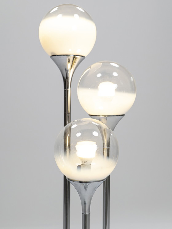 Image 1 of Drieglobbige vloerlamp van Targetti, Italië 1970
