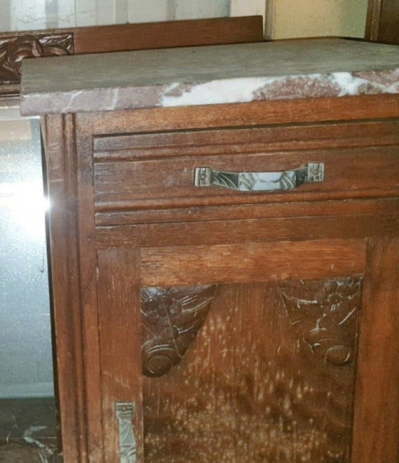 Art Deco Slaapkamer – Tweepersoonsbedden, Glass, Marble (photo 6 of 7)