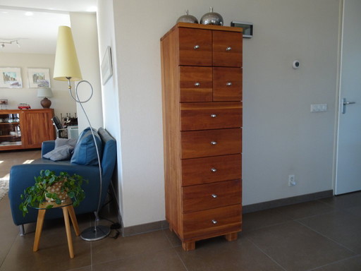 CÓMODA DE MADERA DE CEREZO