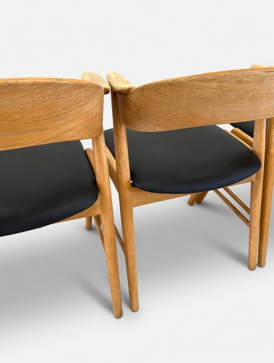 Image 1 of Kai Kristiansen Modell 32 Esszimmerstühle, Korup Møbelfabrik.