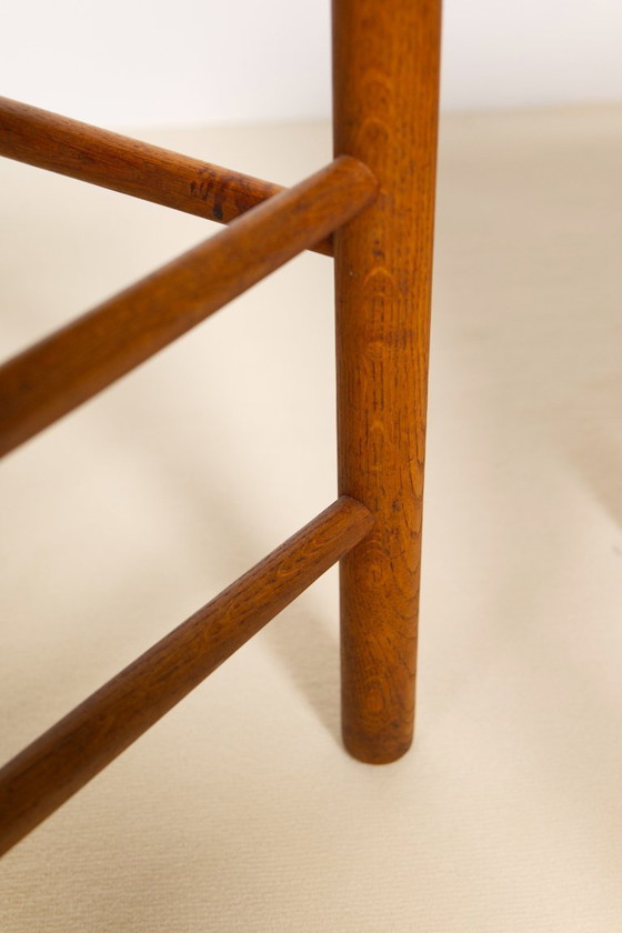 Image 1 of Set di 6 sedie da pranzo in rovere 'j39' di Borge Mogensen, anni '60