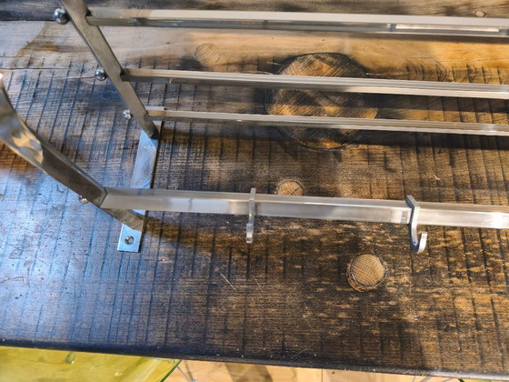 Image 1 of Perchero de tren Bauhaus 1940-50 extra ancho