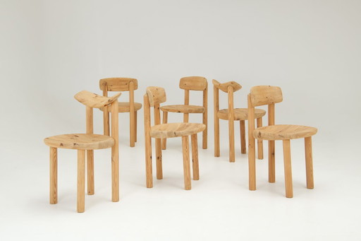 Juego de 6 sillas de comedor de pino - Rainer Daumiller