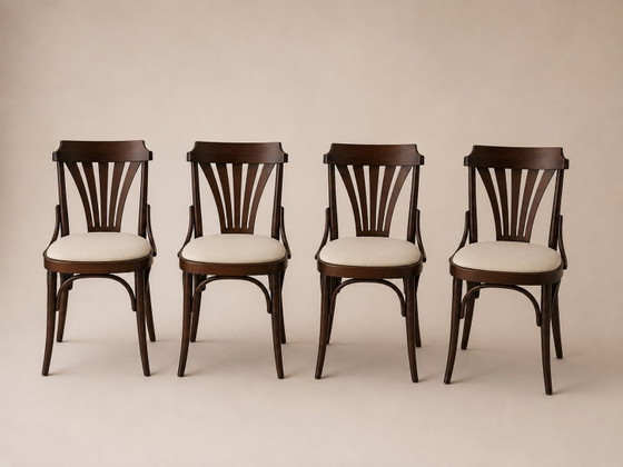 Set di 4 sedie da pranzo vintage scandinave | Danesi – Set da pranzo, Wood (photo 4 of 7)