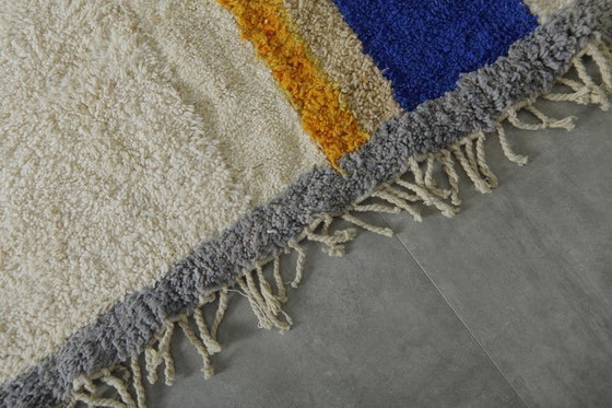 Image 1 of Alfombra de lana natural hecha a mano, tamaño 150/250 cm.