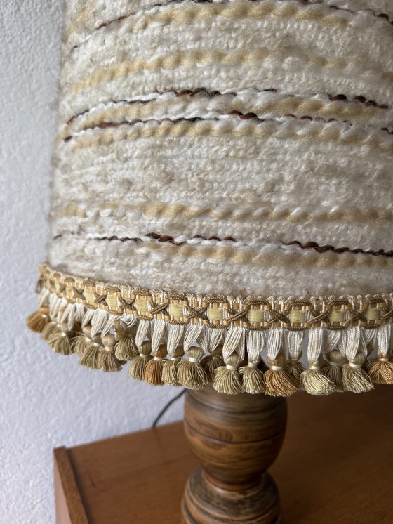 Image 1 of Lámpara de madera torneada de los años 60