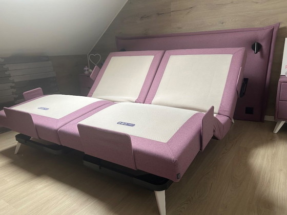Image 1 of Ergosleep bed te koop met nachttafels
