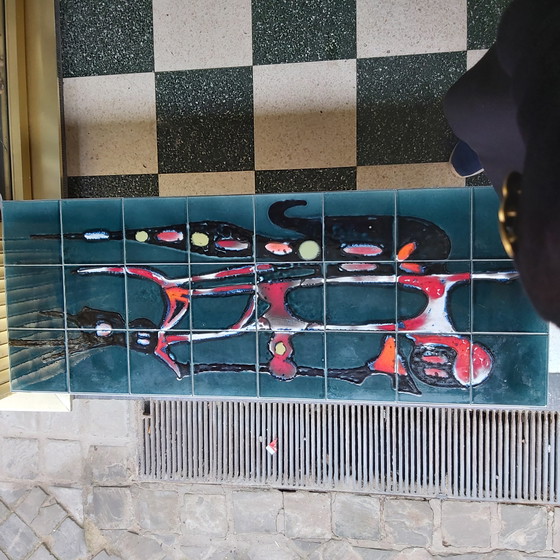 Image 1 of Mesa de centro de cerámica diseñada por Juliette Belarti para Adri Bélgica, 1970