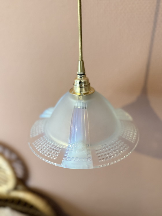 Image 1 of Art Deco holophane lamp