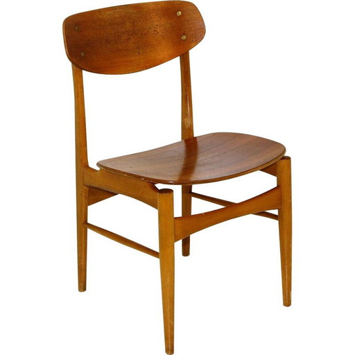Sedia vintage in teak, Svezia anni '60