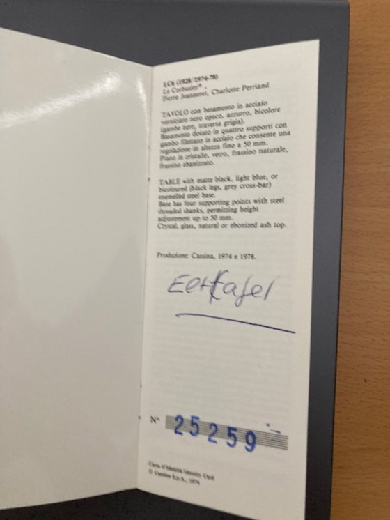 Image 1 of Cassina Le Corbusier LC6 table