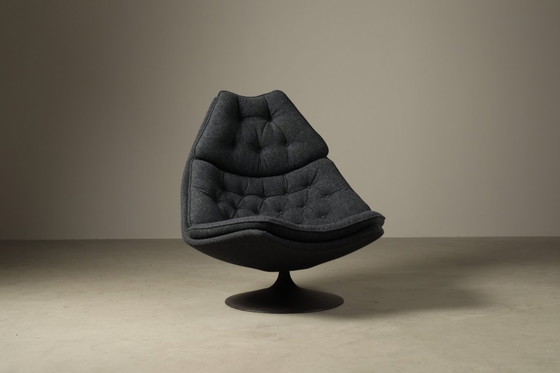 Image 1 of Artifort F588 lounge chair with ottoman by Geoffrey Harcourt, 1967
