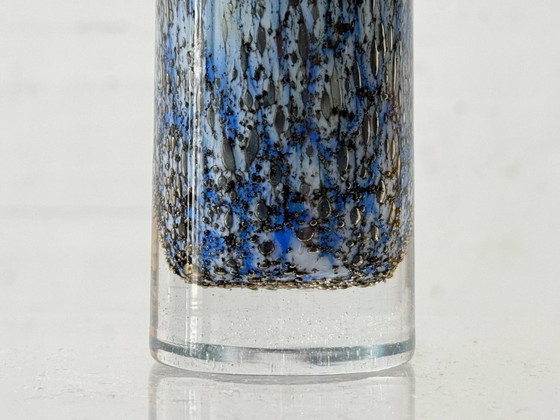 Image 1 of Sarner Glas Efeso cylindrical vase, studio glass with Murano influence, 1960s