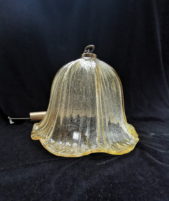 Image 1 of Firma Kaiser Leuchten, Regency lamp 1970s, ice glass