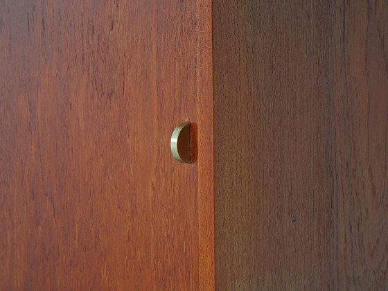 Image 1 of Modulaire wandkast van teakhout, Deens design, jaren 60, gemaakt in Denemarken.