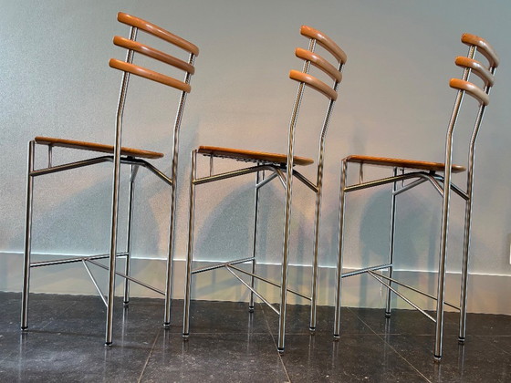 Image 1 of 4 X Christian Erker per la collezione Zumsteg Svizzera Sedie da bar