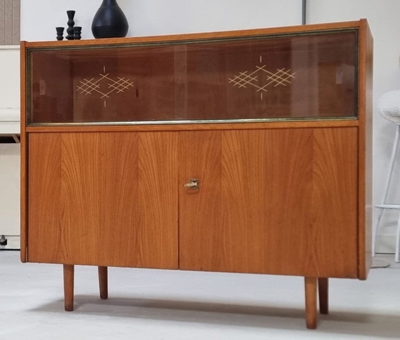 Image 1 of Mid-century display cabinet