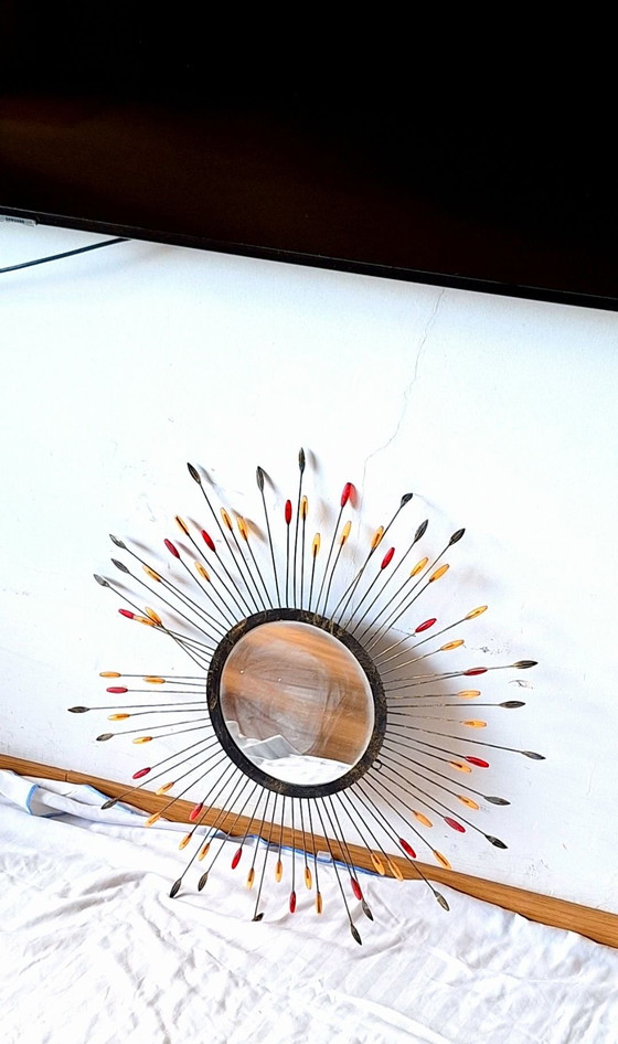 Antique French Mirror – Maisons du Monde, Iron, Glass (photo 8 of 9)