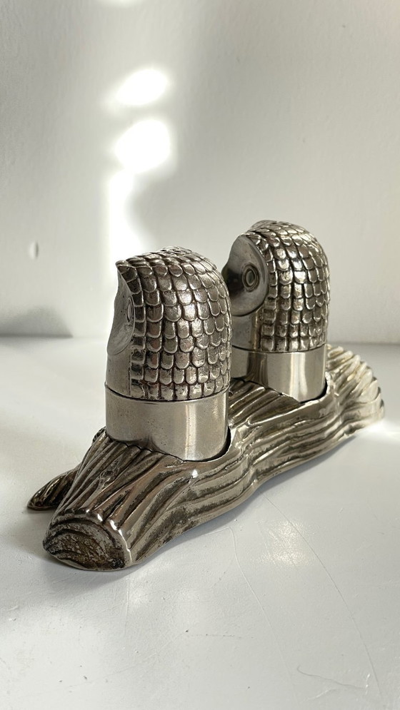 Service M.H. Sel Poivre Métal Argenté Vintage – Accessoires de table, Metal (photo 18 of 30)