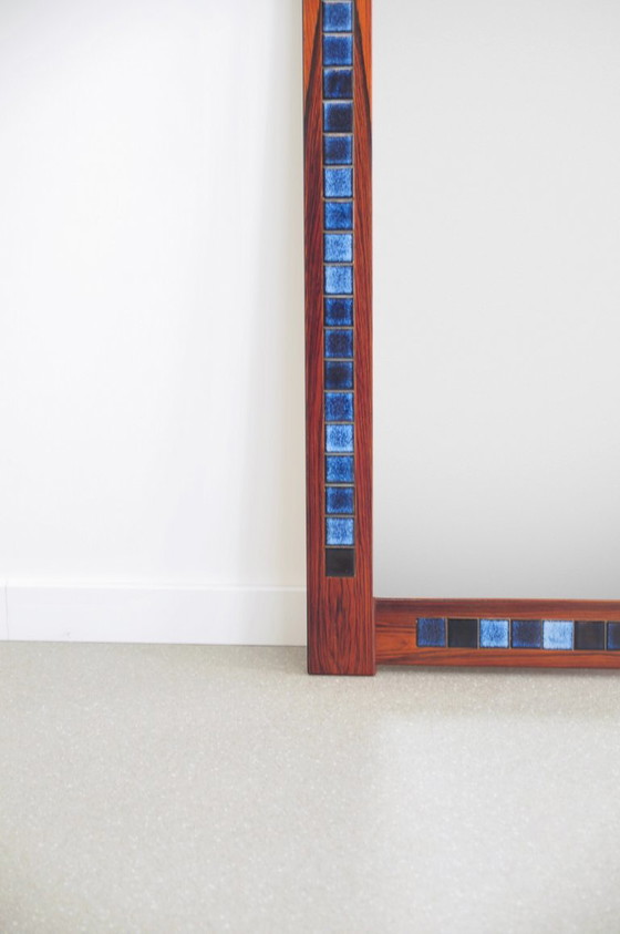 Specchio Palissandro Piastrelle Ceramica Blu – Glass (photo 3 of 7)