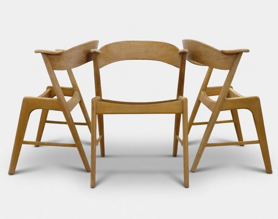 Image 1 of Kai Kristiansen Modell 32 Esszimmerstühle, Korup Møbelfabrik.