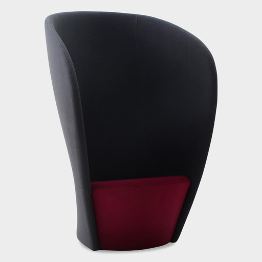 Fauteuil +Halle Shelter, antraciet – Textile