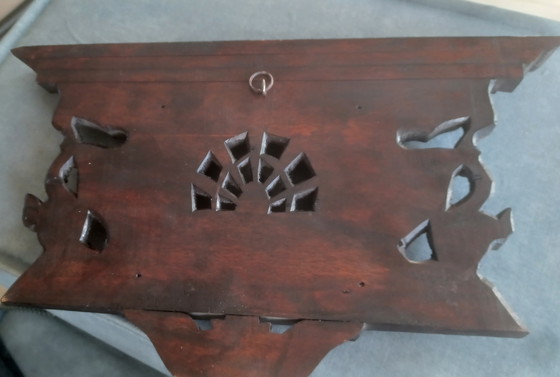 Image 1 of Finestra di pavone del Nepal con sculture in legno antiche Ankhi Jhayl