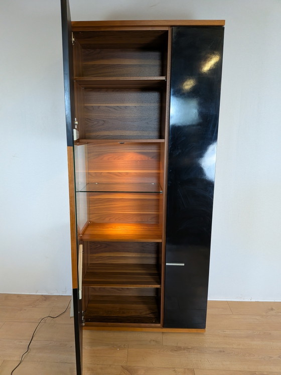Image 1 of Musterring Design Wall Unit | Complete Set | Walnut & High Gloss