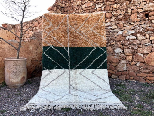 Tappeto marocchino in lana – Design unico e realizzato a mano, 250 cm x 150 cm