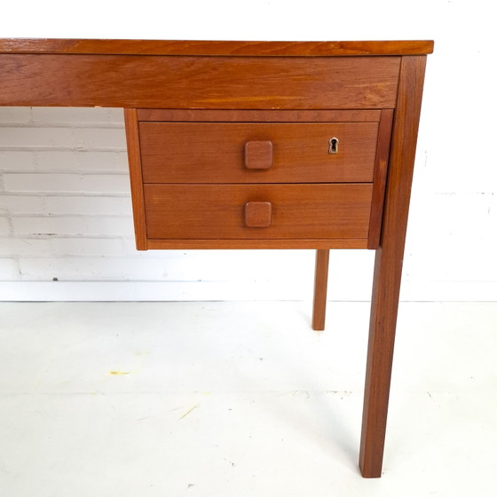 Bureau vintage Domino Møbler en teck années 60 design danois – Bureaux, Wood (photo 5 of 14)