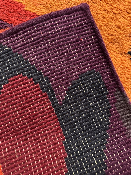 Image 1 of Skandinavischer Pop-Art-Teppich aus den 1970er Jahren