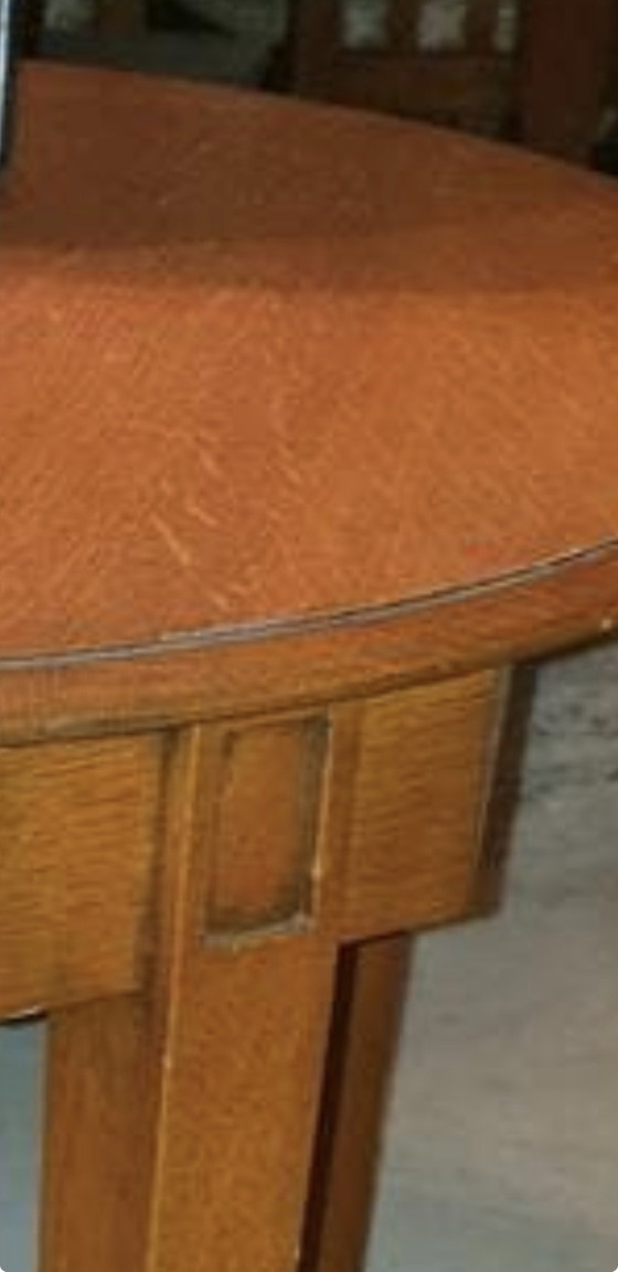 Image 1 of Kersenhout jugendstil bijzet tafel
