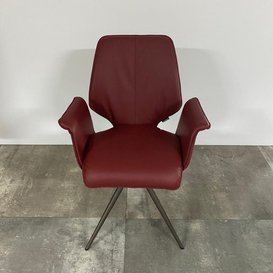 Uf, juego de 6 – Bert Plantagie, Sillas de comedor, Leather, Calfskin (photo 3 of 7)