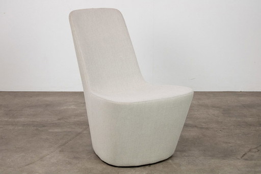 Vitra Monopod armchair by Jasper Morrison - creme