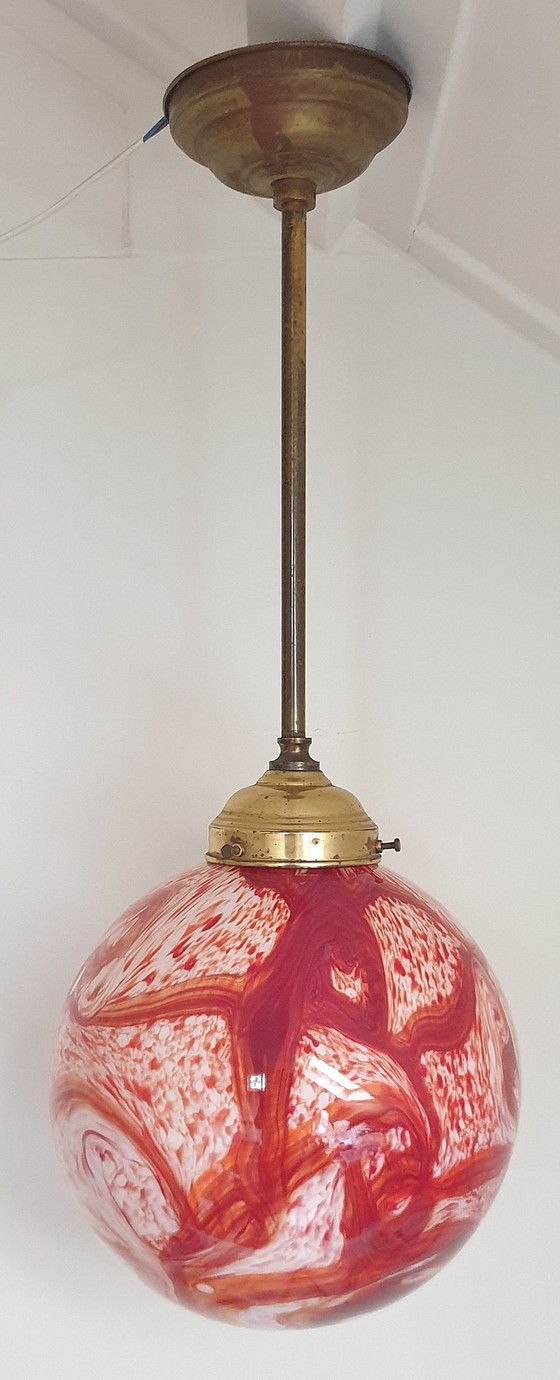 Image 1 of Vintage Art Deco Stijl Hanglamp
