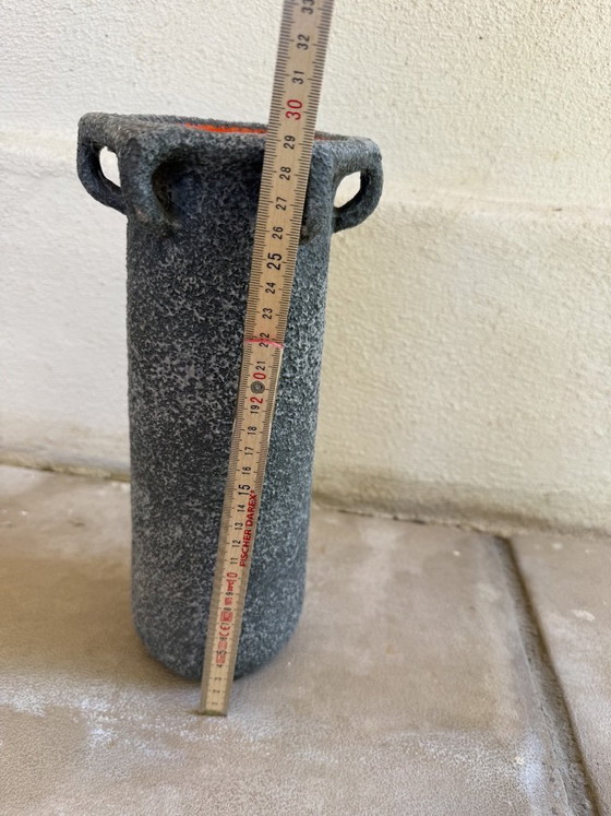 Image 1 of Textured vintage ceramic vase – Brutalist design from the 1970s