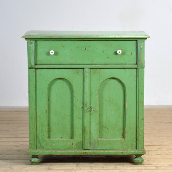 Image 1 of Cómoda de pino macizo, década de 1910